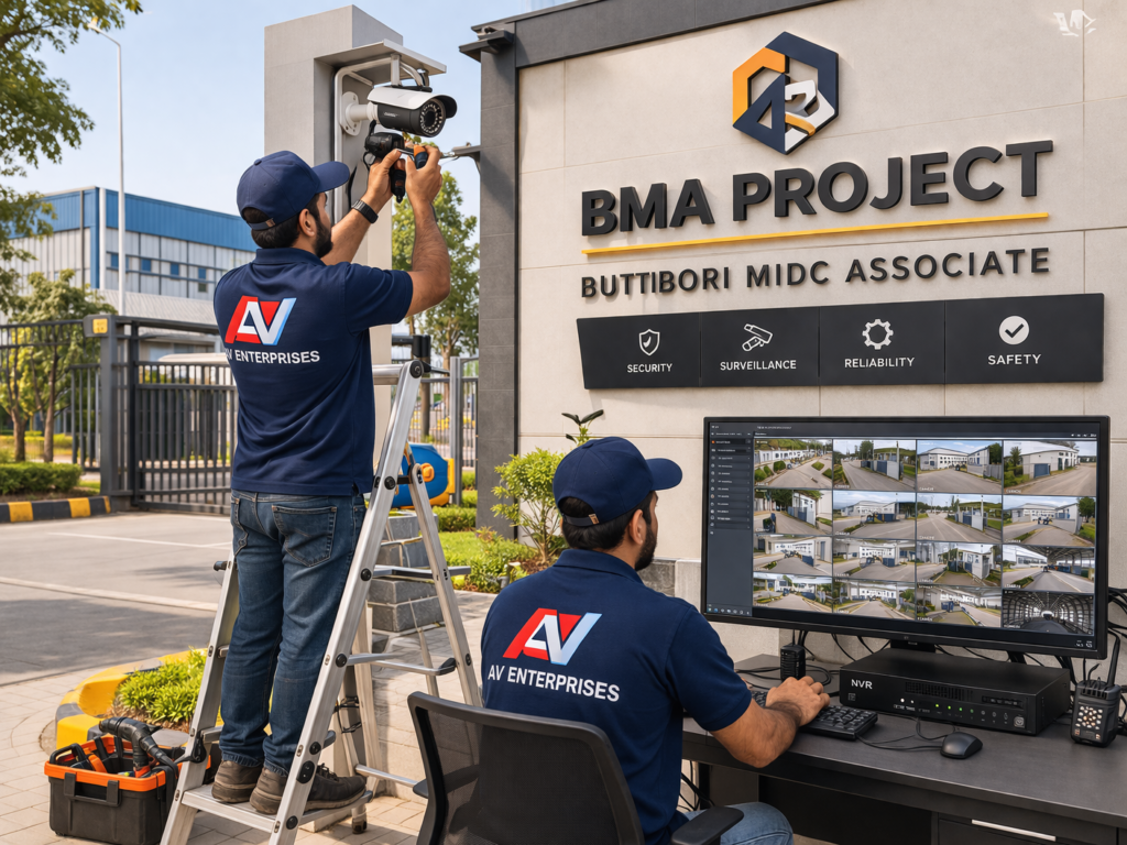 CCTV Surveillance Project for BMA Project – Butibori MIDC Associate