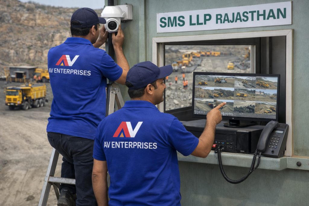 CCTV & Intercom Solution for SMS Limited, Rajasthan Mines