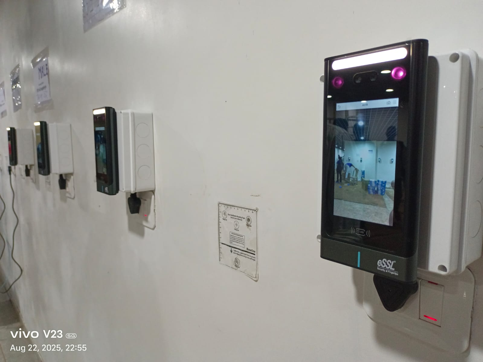 Biometric Device with Advanced Software for Avaada Group, Nagpur — site photo 3