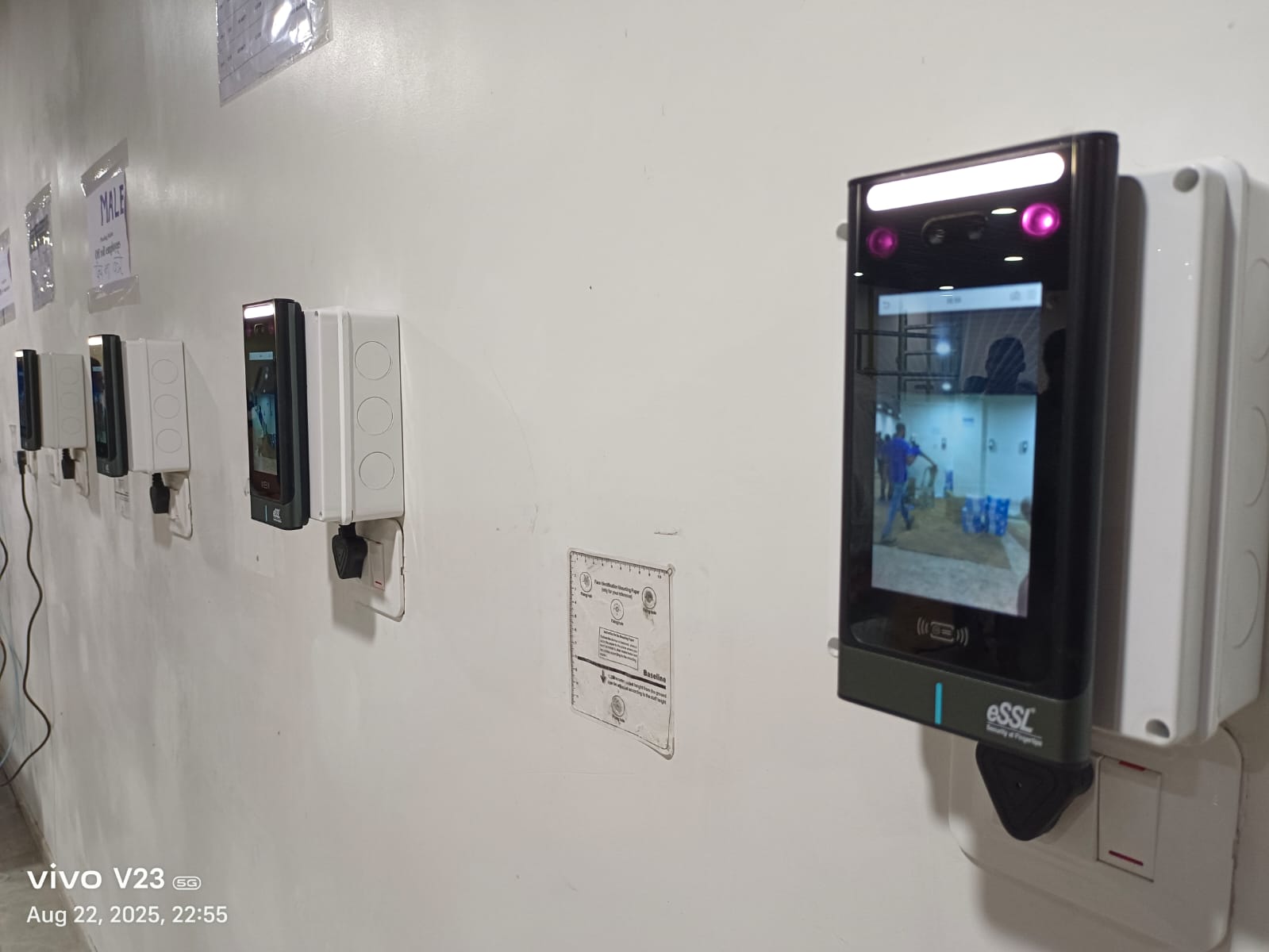 Biometric Device with Advanced Software for Avaada Group, Nagpur — site photo 4