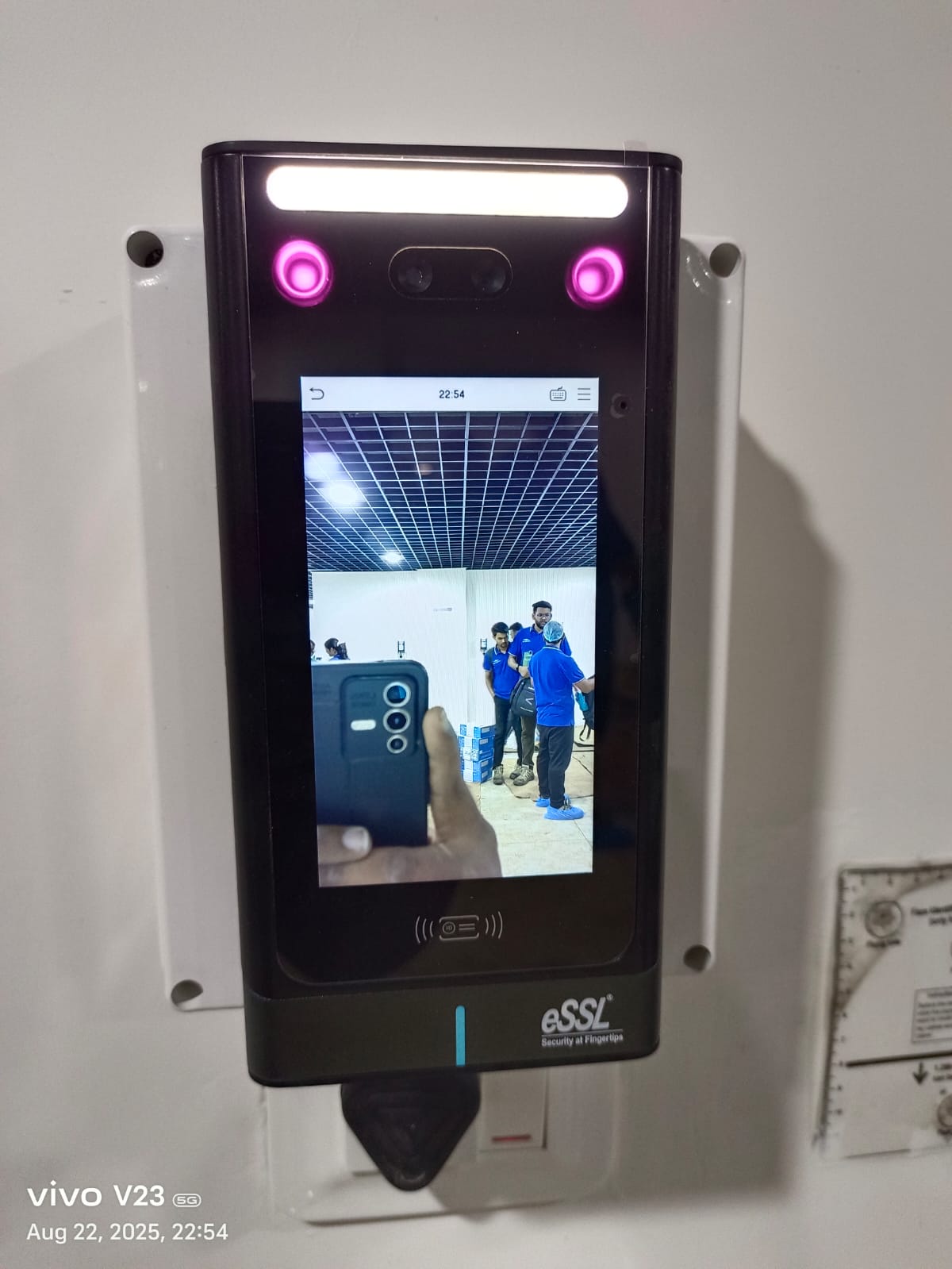 Biometric Device with Advanced Software for Avaada Group, Nagpur — site photo 6