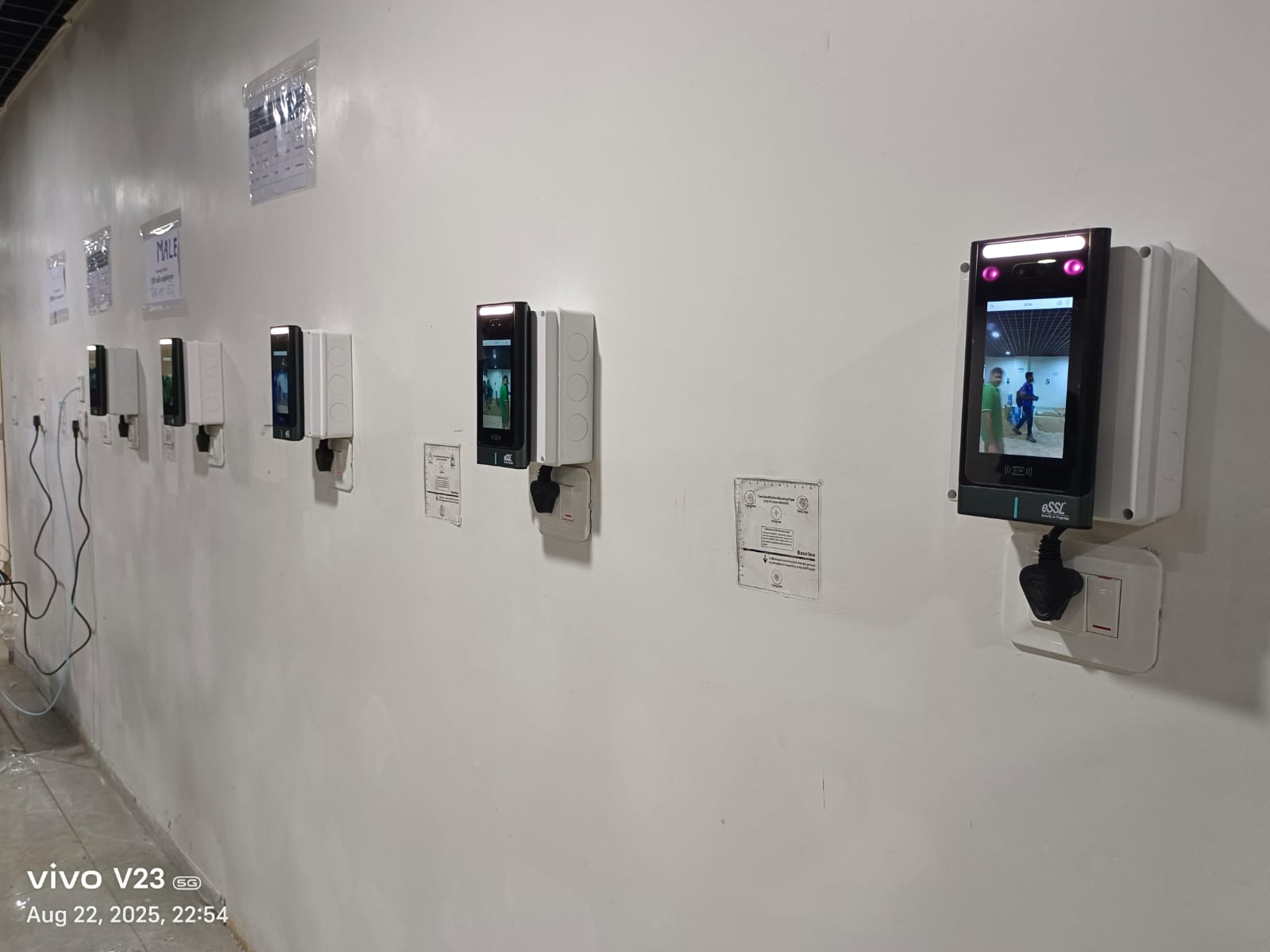 Biometric Device with Advanced Software for Avaada Group, Nagpur — site photo 8