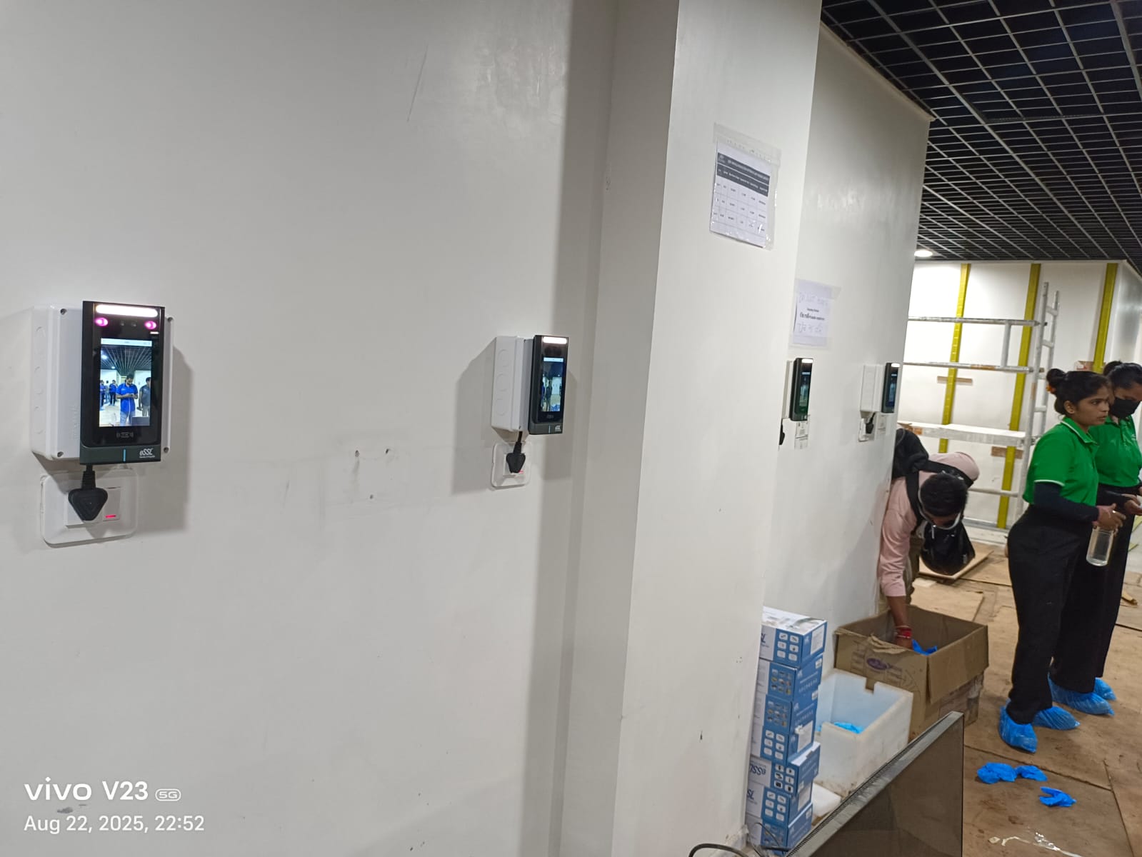 Biometric Device with Advanced Software for Avaada Group, Nagpur — site photo 9