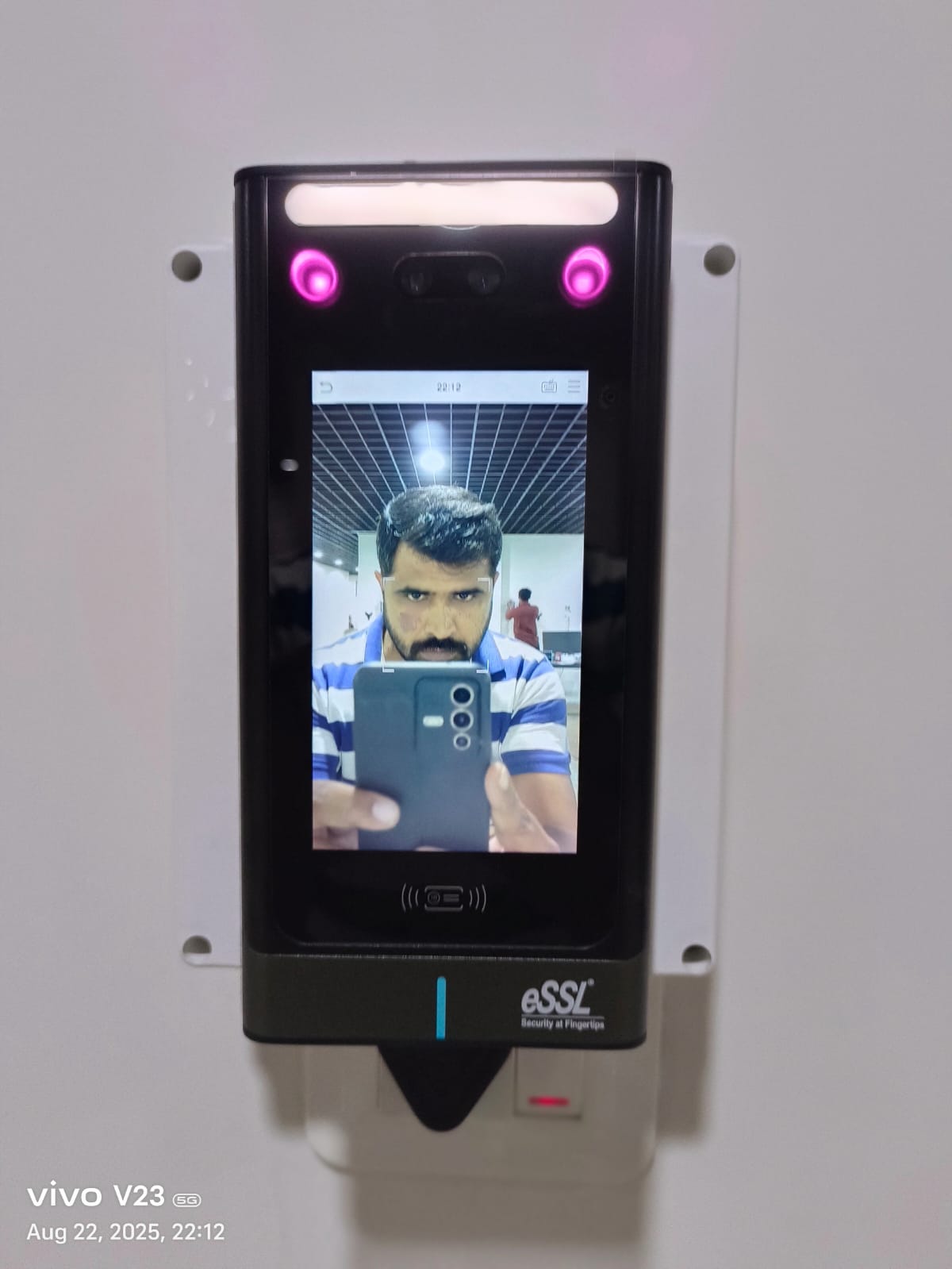 Biometric Device with Advanced Software for Avaada Group, Nagpur — site photo 10