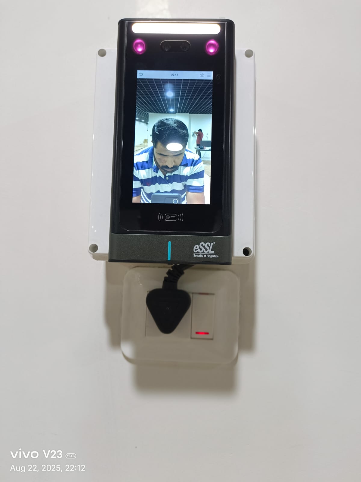 Biometric Device with Advanced Software for Avaada Group, Nagpur — site photo 11