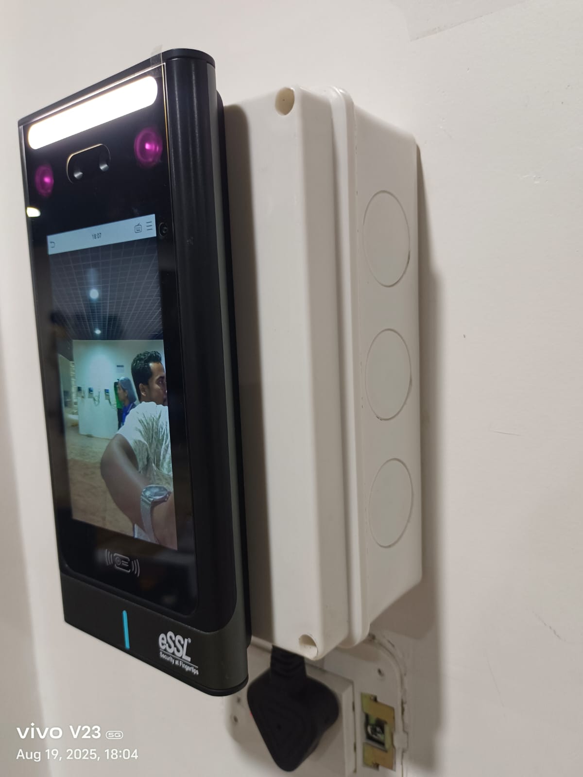 Biometric Device with Advanced Software for Avaada Group, Nagpur — site photo 12