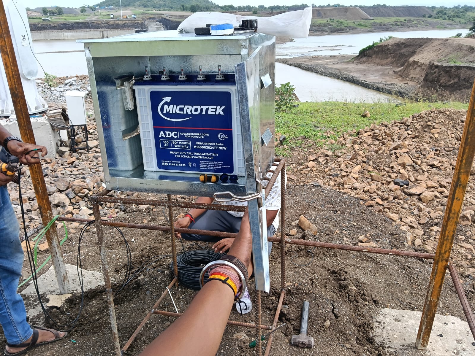 Centralized Monitoring System for Lower Pench Ganga Dam Project — site photo 3