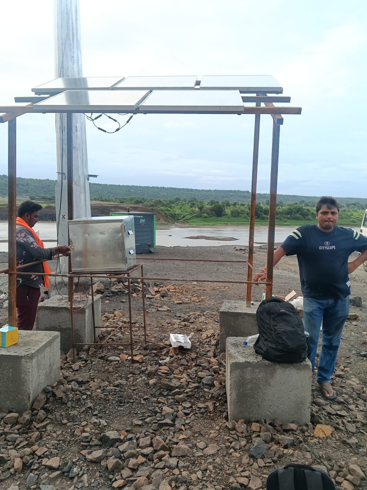 Centralized Monitoring System for Lower Pench Ganga Dam Project — site photo 7
