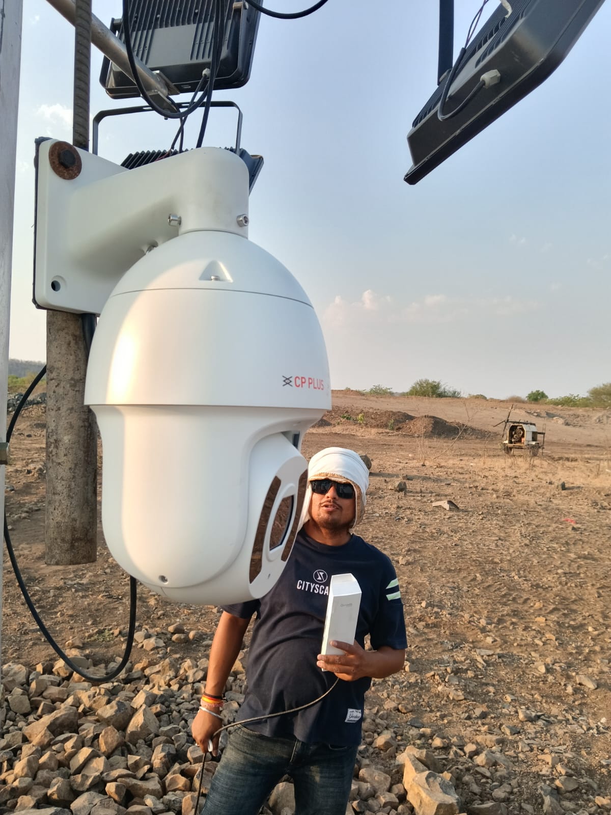 500 mtr Long-Range Solar PTZ Camera at Dam — No Power, No Problem — site photo 5